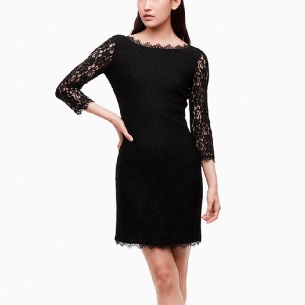 NWT Aritzia (Talula) Black Lace Mini Dress